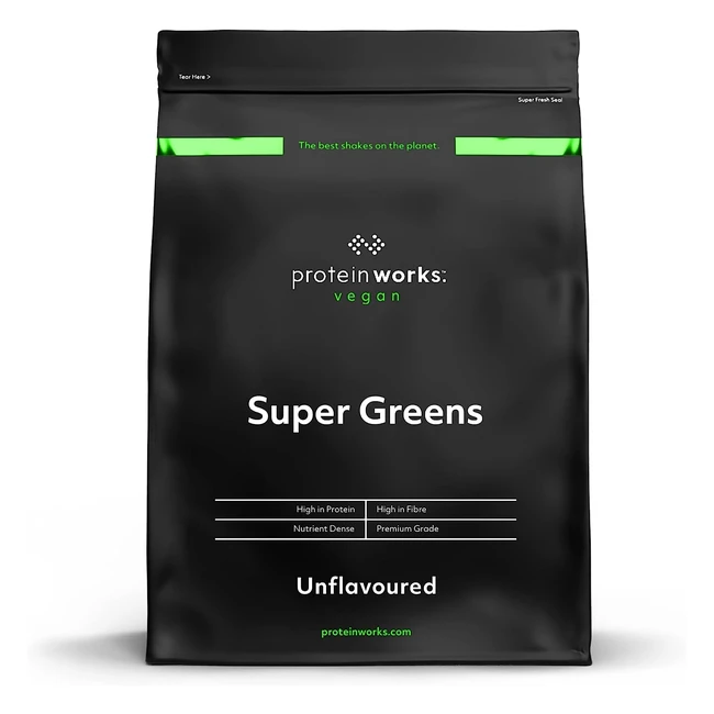 Super Greens Protein Shake - 23 Nutrient-Rich Ingredients - The Protein Works