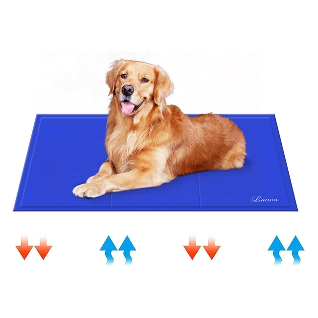 Lauva Large Pet Cooling Mat - Self-Refreshing Gel Pad for Dogs & Cats