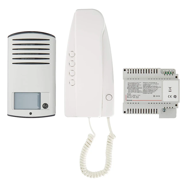 Kit Audio Bticino A1 SprintL2000 363211 - Interphone avec Platine de Rue et Bouton d'Appel Individuel