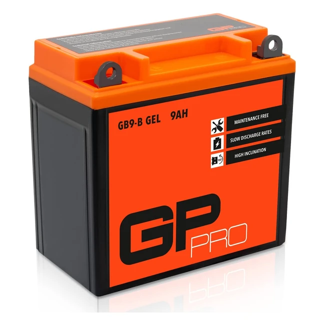 Batteria di avviamento GPPro GB9B 12V 9Ah Gel compatibile con YB9B - Prestazioni