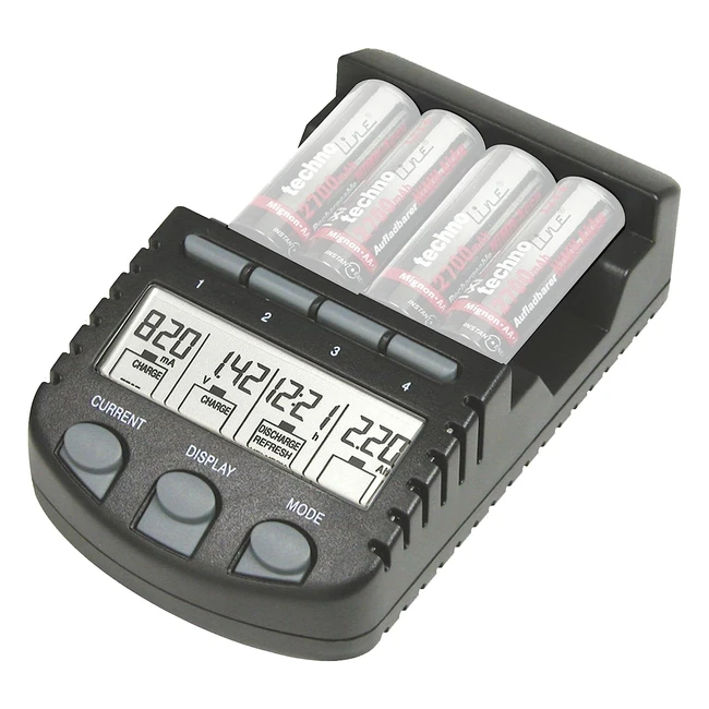 BC700 Batterieladegert fr LR06 und LR03 NiMH  NiCd Batterien