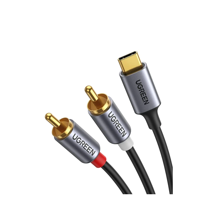 UGREEN USB C auf RCA Audio Kabel Typ C auf 2RCA Stereo Adapter Kabel fr Huawe