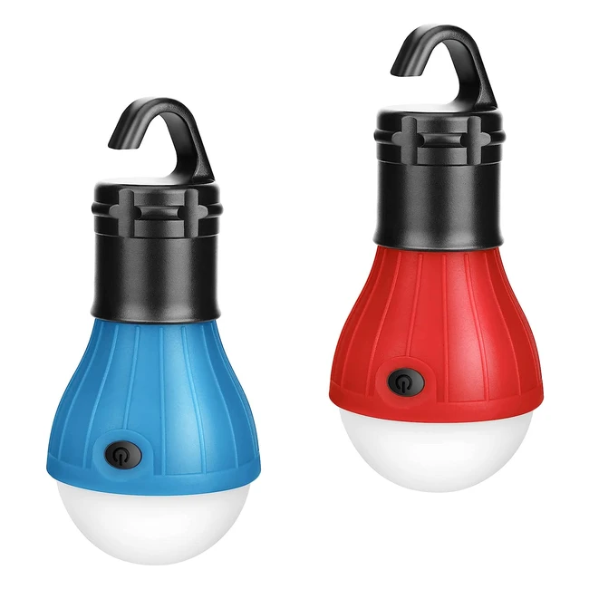 Lampada LED Campeggio Eletorot - Portatile, Resistente, 3 Modalità Luce