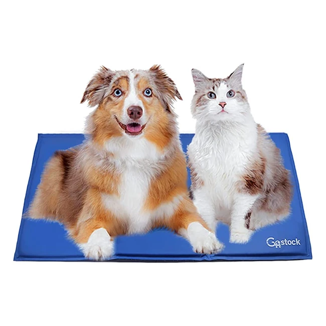 Pet Cooling Mat - Self Cooling Pad for Dogs & Cats - Nontoxic Gel - Perfect for Hot Summer Days - Large 90x50cm