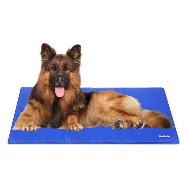 Petisay Dog Cooling Mat XL - Pressure-Activated Gel Pad for Dogs & Cats - Keep Your Pets Cool & Comfortable All Summer (122x70cm)