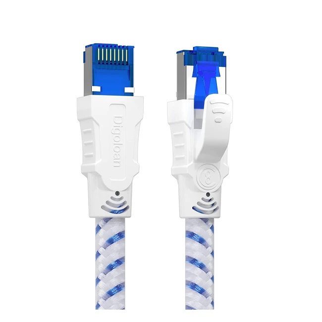 Cavo Ethernet Cat8 1m Gigabit 40Gbps SFTP con Connettore RJ45 per PS5/PS4/Xbox - Alta Velocità e Stabilità