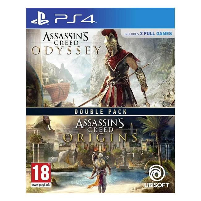 Double pack Assassin's Creed Odyssey & Origins - Aventure épique en Grèce antique et Égypte pharaonique