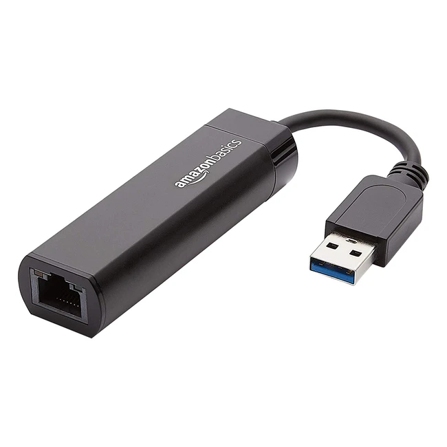 Amazon Basics USB 30 Ethernet Adapter - Highspeed Gigabit Ethernet fr Compute