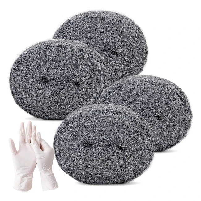 Steel Wool Mice Blocker Kit - Coarse Wire Wool Work Gloves Hardware Cloth - St