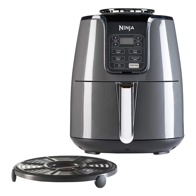 Ninja Air Fryer AF100EU - Heißluftfritteuse ohne Öl und Fett, 1500 Watt, 38 Liter, Schwarz