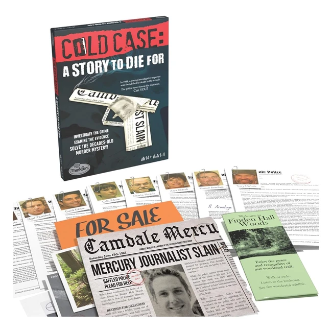 Juego de Misterio de Asesinato Thinkfun Cold Case Files - Resuelve el Caso de Andy Bailey
