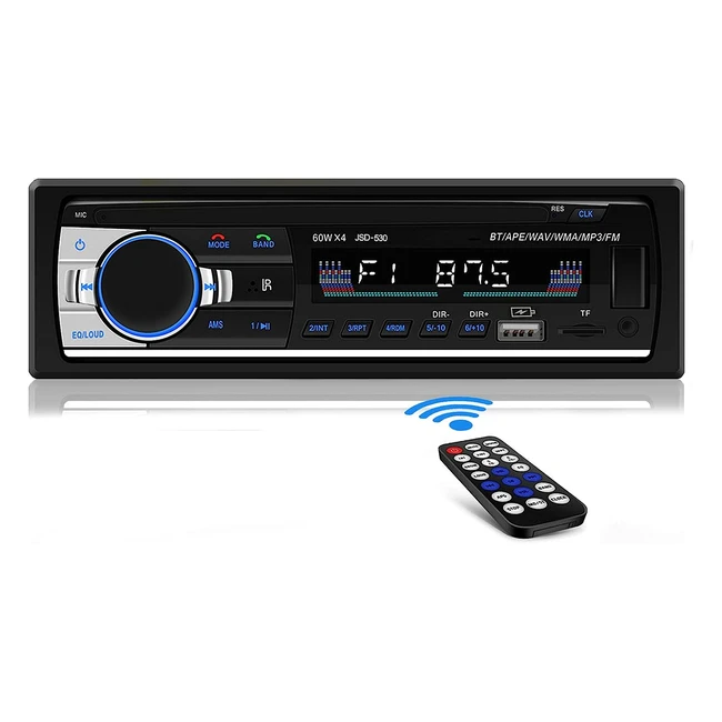 Andven Autoradio Bluetooth Vivavoce Auto Stereo 1 Din con Doppia Porta USB e EQ Audio