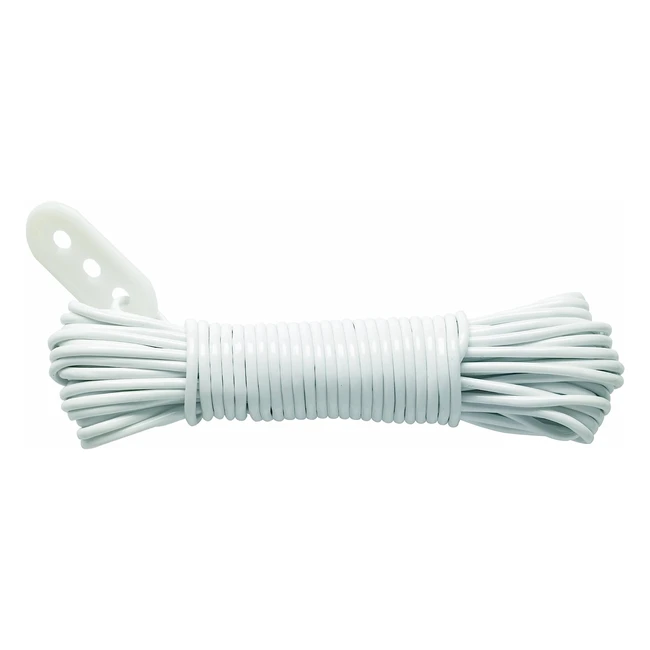Etendoir à linge Chapuis FLP2BL en corde polypropylène, 26mm x 20m, blanc - Solution de séchage rapide