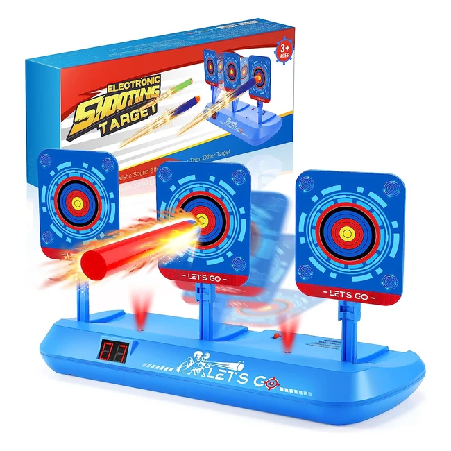 Digital Target for Nerf Guns - Compatible with Most Brands - Auto Reset - Fun Outdoor Games for Kids