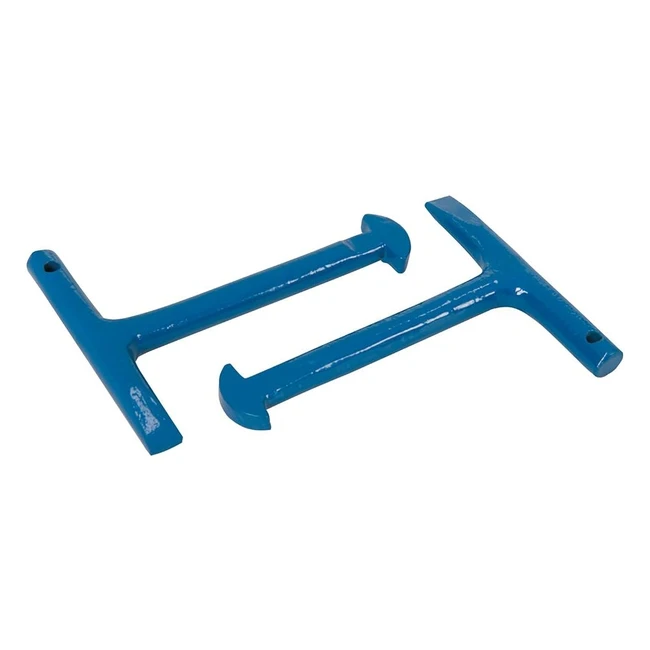Silverline Manhole Keys 2pk - Unbreakable SG Cast Iron - 125mm - #1 Key for Plumbing and Drainage