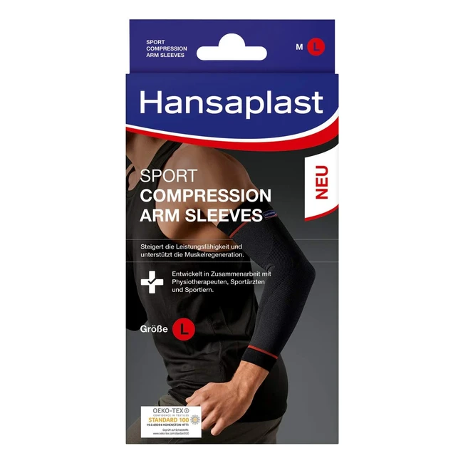 Brassière de compression Hansaplast Sport GR L - Prévention des blessures musculaires et amélioration des performances