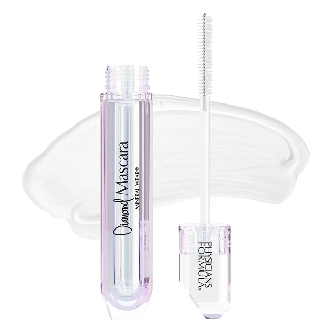 Mascara Physicians Formula Mineral Wear Diamond - Formula Nutriente con Polvere di Diamanti, Peptidi e Vitamina E