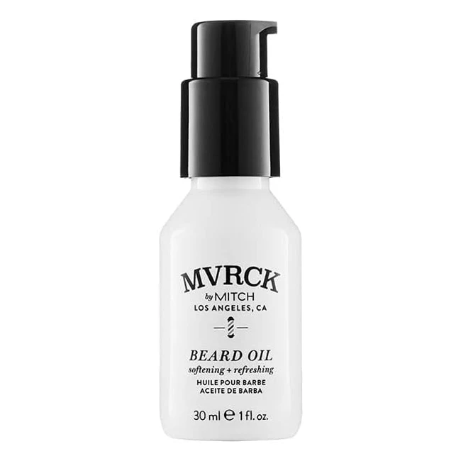 Olio da barba Paul Mitchell MVRCK by Mitch - Ammorbidisce e rinfresca - 30 ml