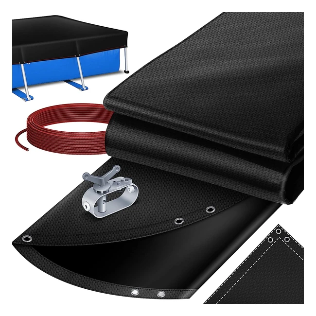 Kesser Solar Pool Cover 450x220cm - UV-resistant & Waterproof