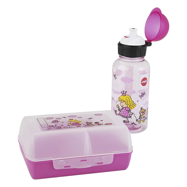 EMSA Kinder Trinkflasche  Lunchbox Set Pirat - BPA-frei Tritan-Material Bruch