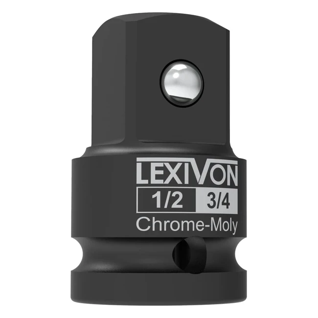 Adattatore per bussola ad impatto Lexivon LX401 per avvitatori Makita, Milwaukee e Bosch - Riduttore da 34 a 12 per chiave dinamometrica e a cricchetto
