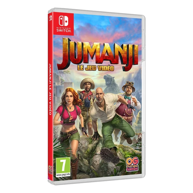 Jumanji Jeu Vido Switch - Action-Aventure 3D Coopratif