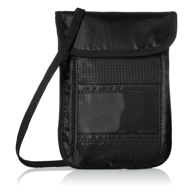 AmazonBasics RFID Reise Nackentasche - Sicherheit für Ihre Wertsachen