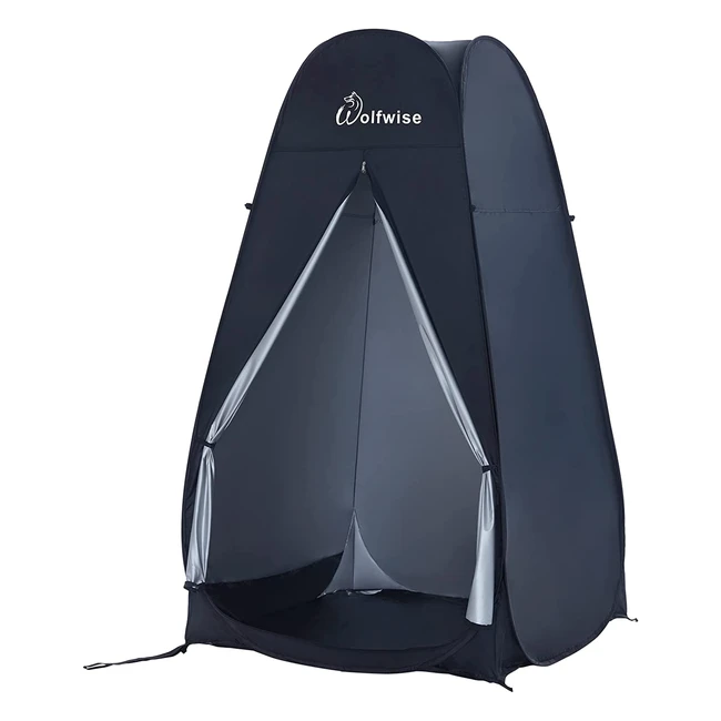 WolfWise Camping Toilet Tent - Pop Up Shower Privacy Tent with UV Protection and