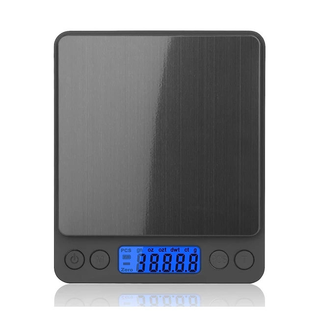 Digitale Küchenwaage Mafiti 01g-3kg mit Tara-Funktion und LCD-Display