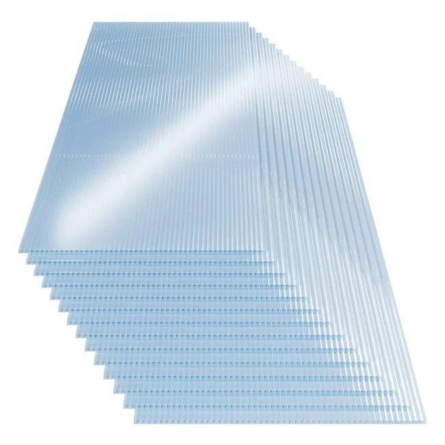 Gardebruk Doppelstegplatten 14x 4mm 121x605cm Polycarbonat UV-bestndig - Ideal
