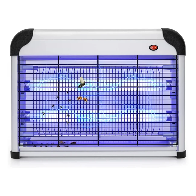 DJRoll Fly Insect Killer - Electronic Indoor Bug Zapper for Home Garden Commercial Use - 20W Power