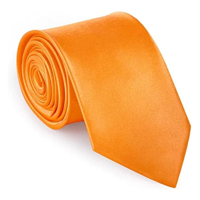 Corbata URAQT de Hombre 8cm - Hecha a Mano - Color Sólido - Accesorio de Ropa para Business, Fiesta, Oficina y Bodas