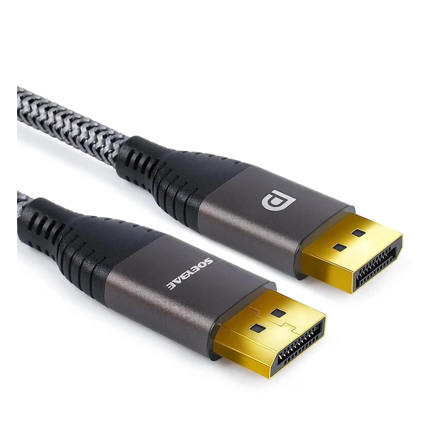 Cable DisplayPort Soeybae 4K60Hz 1m DP 12 a DP 12 - Alta Velocidad 216Gbps - 