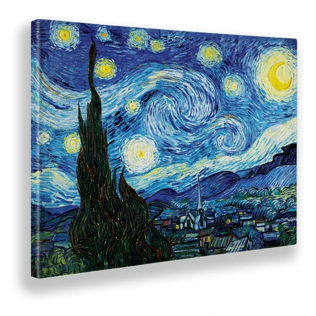 Quadro Vincent Van Gogh Notte Stellata 140x100 - Giallobus