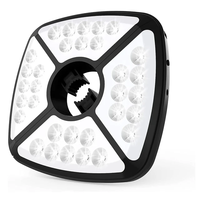 Lampe pour parasol rechargeable 32 LED - 2 modes de luminosité - Installation facile - Idéale pour camping, jardin et patio