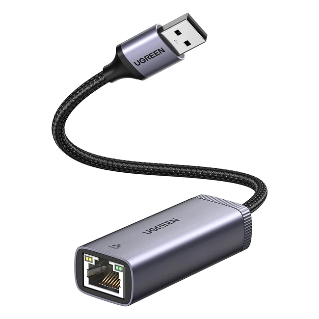 Adaptateur Ethernet USB 30 Ugreen RJ45 1000 Mbps pour PC Mac et Switch - Conne