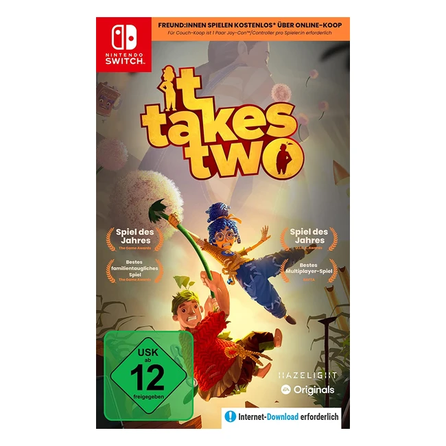 It Takes Two - Nintendo Switch Spiel für Couch-Coop mit Freunden