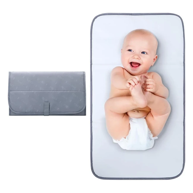 Matelas à langer pliable Lekebaby pour bébé, imperméable et portable, 70x40cm