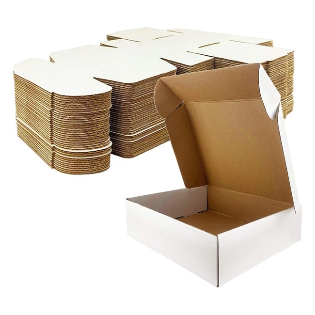 Caja de Cartón Kraft Blanco 178x127x51cm - 25 Unidades