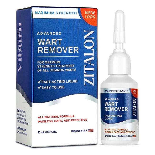 Zitalon Wart Remover - Highly Effective Treatment for Common Plantar and Genit