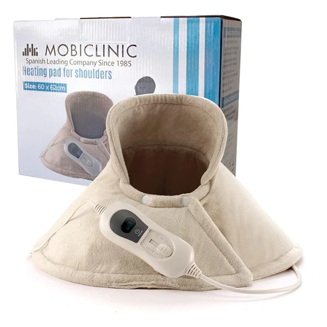 Almohadilla Cervical Elctrica Mobiclinic - 3 Niveles de Temperatura - Bajo Con