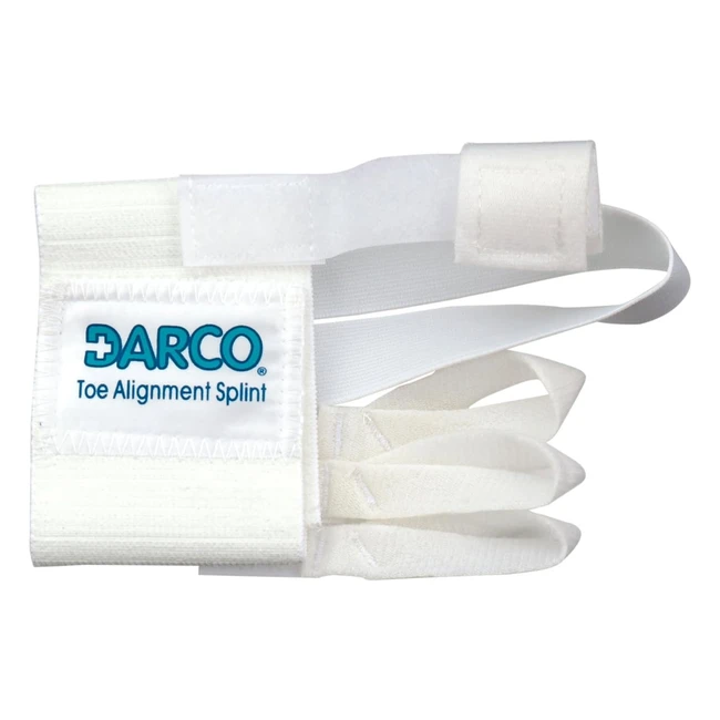Darco Toe Alignment Splint - Latex-Free, Soft Straps, Ideal for Hallux Valgus & Hammer Toes