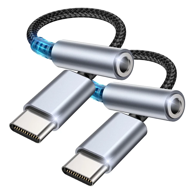 Adattatore USB C a Jack 3.5mm per Samsung Galaxy S21 S22 Huawei - CKCN