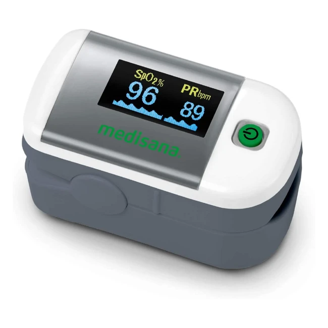 Medisana PM 100 Pulsoximeter - Messung der Sauerstoffsättigung im Blut - Fingerpulsoxymeter mit OLED-Display und OneTouch Bedienung