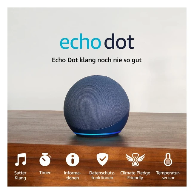 Echo Dot 5 Generation 2022 - Zertifiziert  Generalberholt - Alexa Bluetooth 