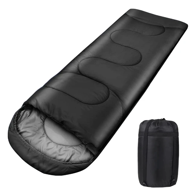 Saco de Dormir 220x80cm Ultraligero y Cálido - Ideal para Camping y Viajes