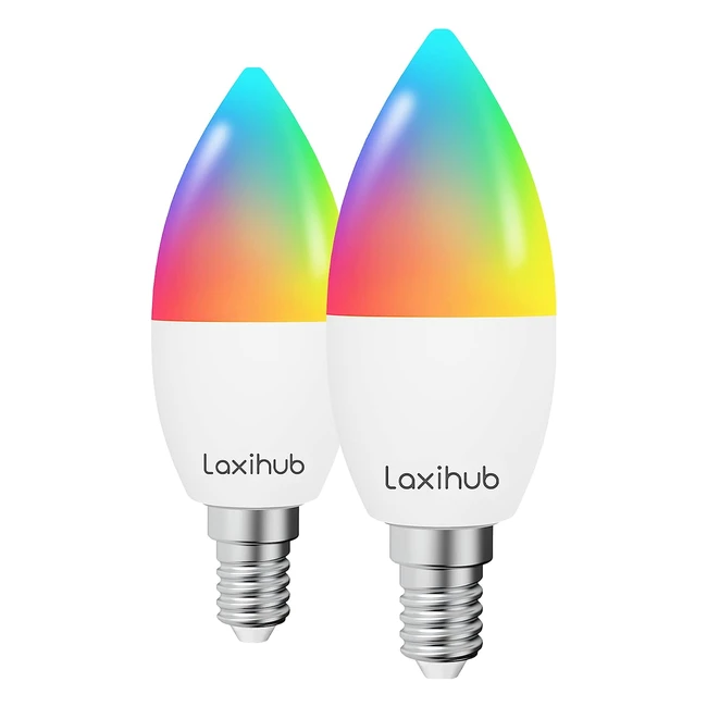 Bombilla LED Inteligente Alexa E14 Regulable RGB - Laxihub