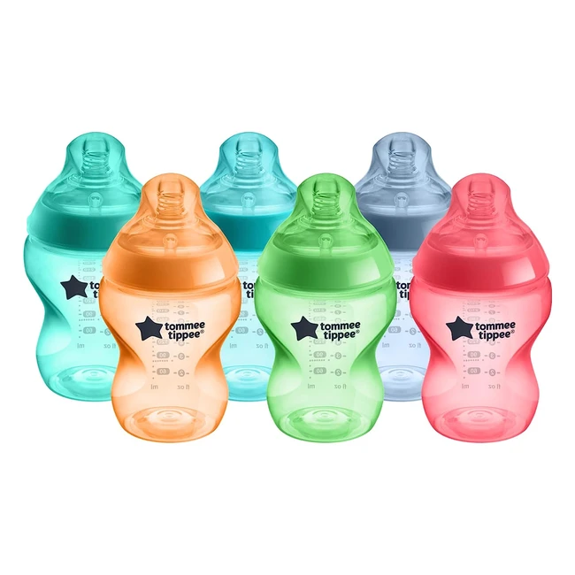 Biberons Tommee Tippee Closer to Nature TTine Imitant Sein Maternel 260ml - Lot 