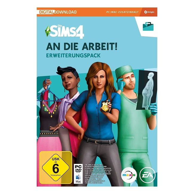 Die Sims 4: An die Arbeit EP1 Erweiterungspack PC/Windlc PC Download Origin Code Deutsch