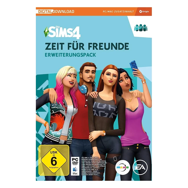 Die Sims 4 Zeit für Freunde - Erweiterungspack PC - DLC PC Download - Origin Code (Deutsch)